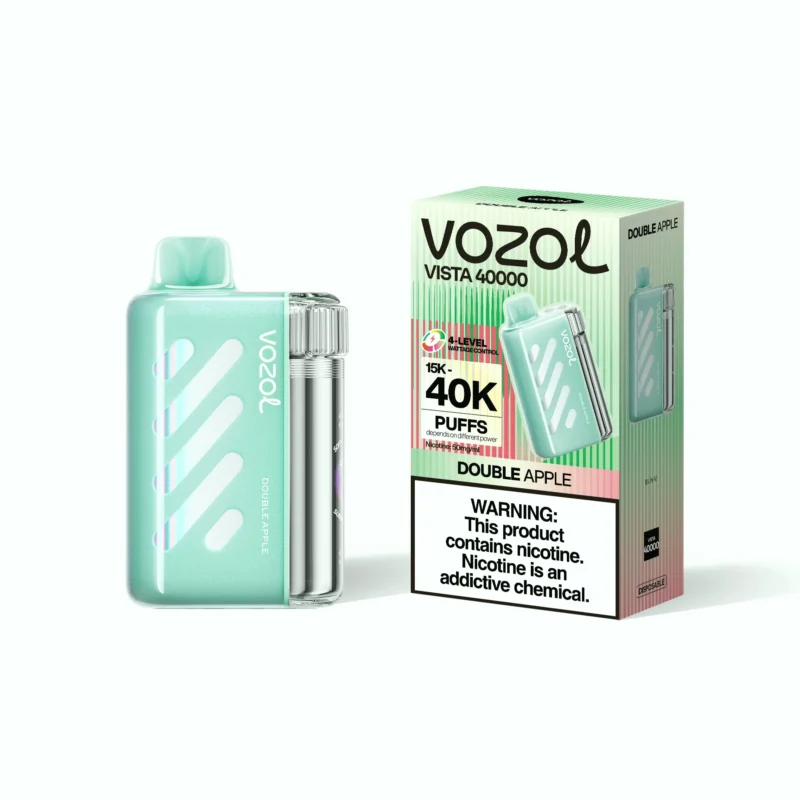 Acevape Vozol Vista 40 000 bouffées, cigarette électronique jetable « Double Apple », appareil et emballage, en stock dans l'UE, dispositif jetable