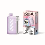 Acevape Vozol Vista 40 000 bouffées - Cigarette électronique jetable saveur fraise glacée - Appareil et emballage - En stock dans l'UE - Appareil jetable