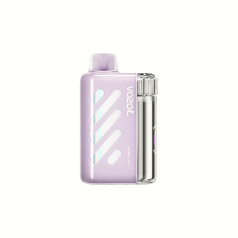 Acevape Vozol Vista 40 000 bouffées, cigarette électronique jetable, saveur raisin glacé, vue de l'appareil, en stock en UE, appareil jetable