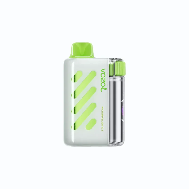 Acevape Vozol Vista 40 000 bouffées, vapoteuse jetable, saveur pastèque glacée, vue de l'appareil, en stock en UE, appareil jetable