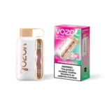 Vozol Star 40 000 bouffées – Cigarette électronique jetable au goût de pastèque et de pêche