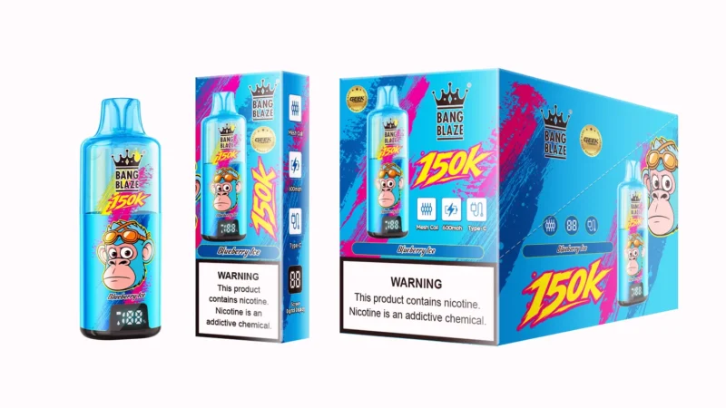 Acevape Bang Blaze 150,000 Puffs Blueberry Ice Product Image 002 Disposable Vape Device