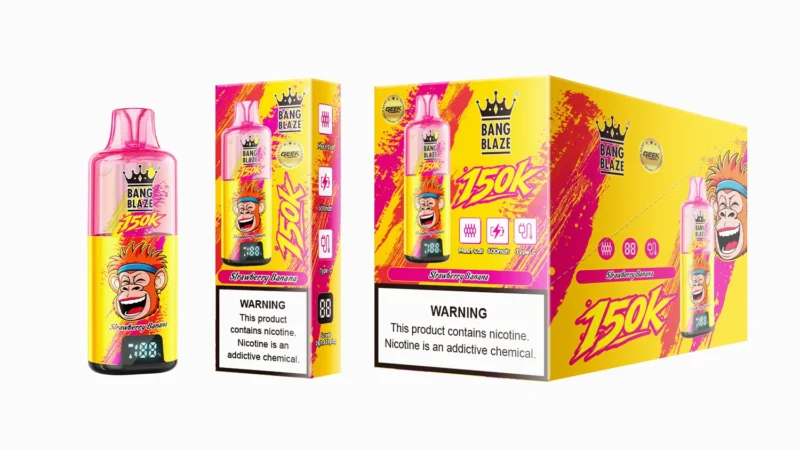 Acevape Bang Blaze 150,000 Puffs Strawberry Kiwi Product Image 010 Disposable Vape Device