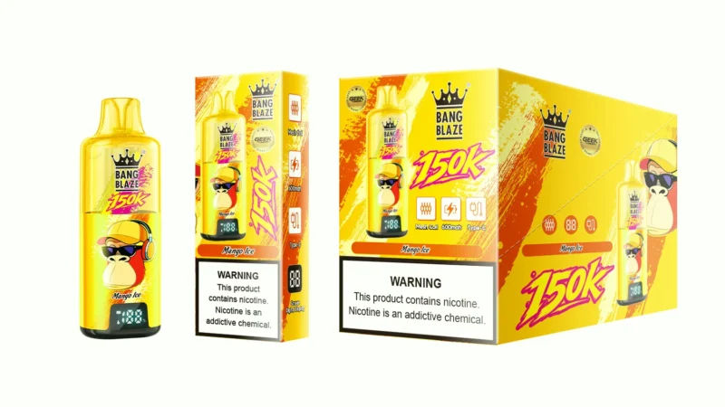 Acevape Bang Blaze 150,000 Puffs Peach Ice Product Image 005 Disposable Vape Device