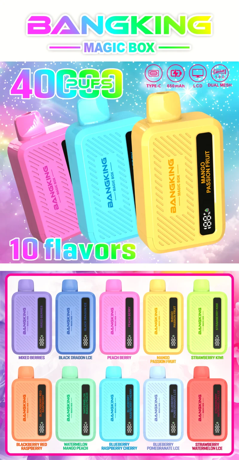 Acevape Bang King Magic Box 40,000 Puffs Marketing Image 021 Disposable Vape Device