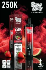 Acevape Bang King Oushami Shisha Wasserpfeife 250000 Zuege Erdbeere Wassermelone Geschmacksbild 014 Disposable Vape Devi