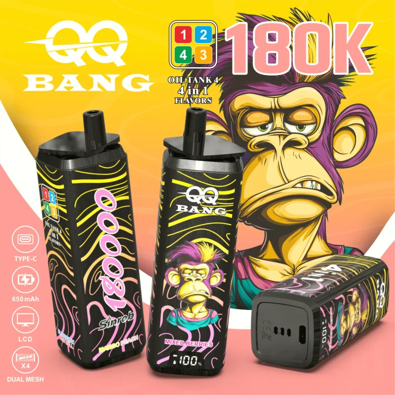 Acevape Qq Bang 180,000 Puffs 4-in-1 Product Image 001 EU Warehouse Disposable Vape Device