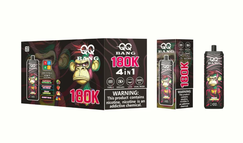 Acevape Qq Bang 180,000 Puffs 4-in-1 Product Image 010 EU Warehouse Disposable Vape Device