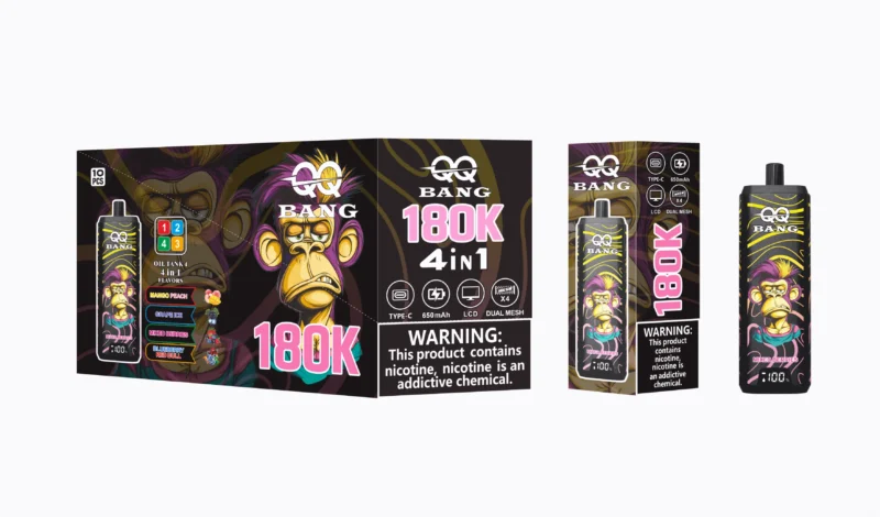 Acevape Qq Bang 180,000 Puffs 4-in-1 Product Image 013 EU Warehouse Disposable Vape Device