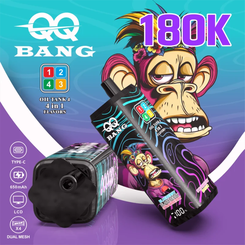 Acevape Qq Bang 180,000 Puffs 4-in-1 Product Image 014 EU Warehouse Disposable Vape Device