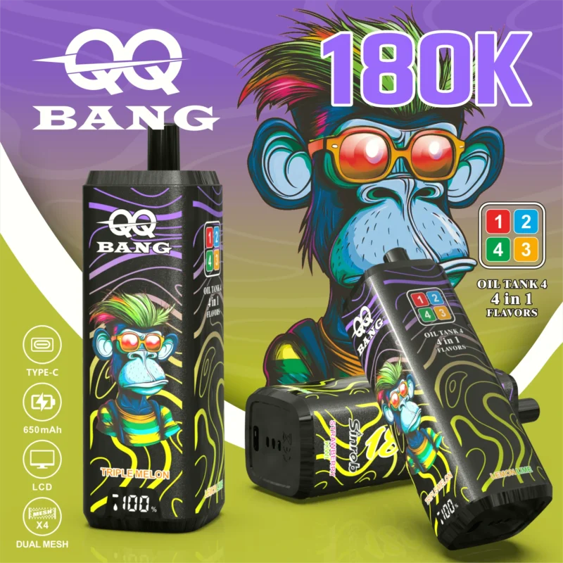 Acevape Qq Bang 180,000 Puffs 4-in-1 Product Image 015 EU Warehouse Disposable Vape Device