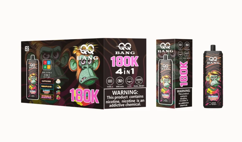 Acevape Qq Bang 180,000 Puffs 4-in-1 Product Image 016 EU Warehouse Disposable Vape Device