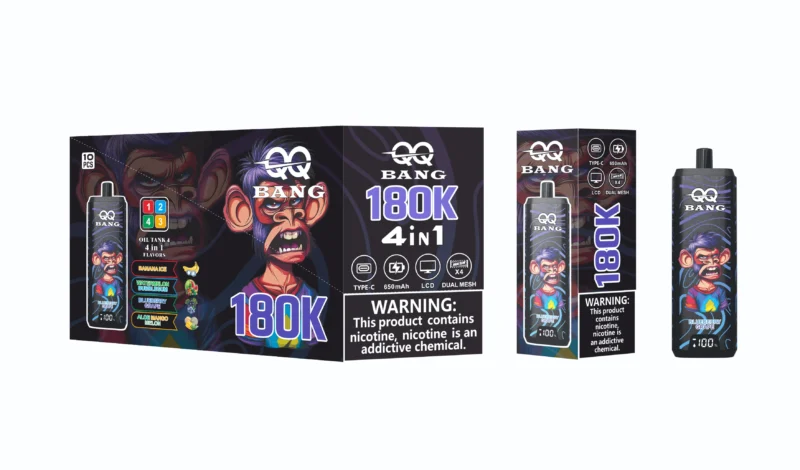 Acevape Qq Bang 180,000 Puffs 4-in-1 Product Image 024 EU Stock Disposable Vape Device