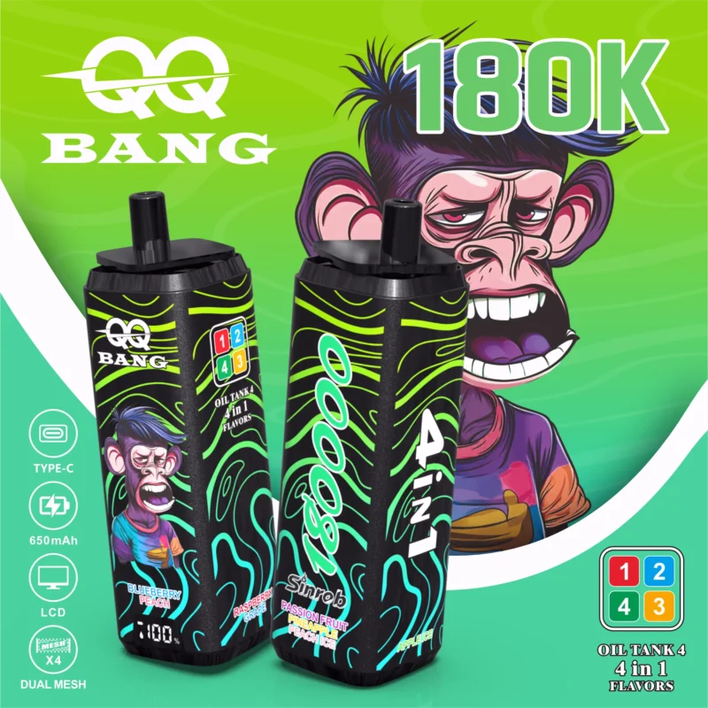 Acevape Qq Bang 180,000 Puffs 4-in-1 Product Image 025 EU Stock Disposable Vape Device