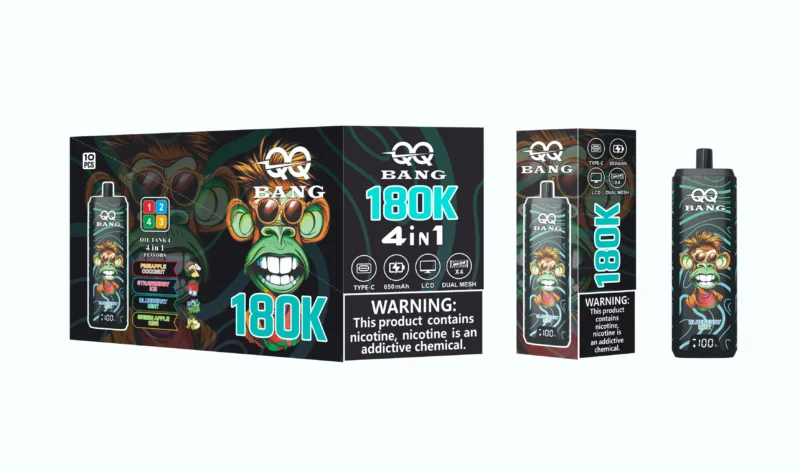 Acevape Qq Bang 180,000 Puffs 4-in-1 Product Image 027 EU Warehouse Disposable Vape Device