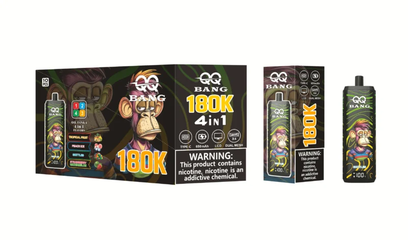 Acevape Qq Bang 180,000 Puffs 4-in-1 Product Image 028 EU Stock Disposable Vape Device