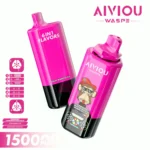 Acevape Waspe Aiviou 150,000 Puffs 6-in-1 150k Vape Strawberry Watermelon Bubble Gum Sour Mango Ice Strawberry T Product Details