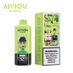 Acevape Waspe Aiviou 150,000 Puffs 6-in-1 150k Vape Melon, Passion Fruit, Blackberry, Ice, Apple, Kiwi Product Image 062 In Stock in the EU