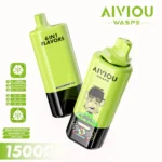 Acevape Waspe Aiviou 150,000 Puffs 6-in-1 150k Vape Melon, Passion Fruit, Blackberry, Ice, Apple, Kiwi Product Image 064 In Stock in the EU