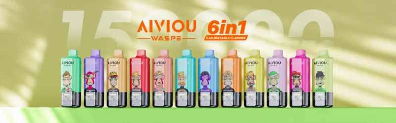 Acevape Waspe Aiviou 150,000 Puffs 6-in-1 150k Vape Product Image 088 EU Stock Disposable Device