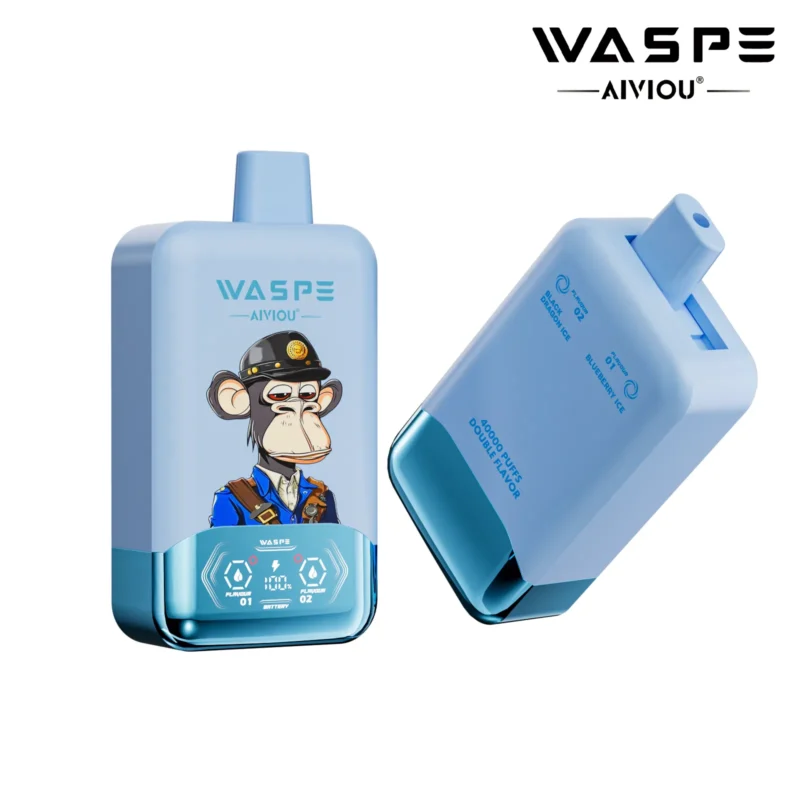 Acevape Waspe Aiviou 40000 Zuege 2 In 1 40k Vape Blaubeere Eis Schwarzer Drache Produktbild 009 Eu Lager Disposable Devi