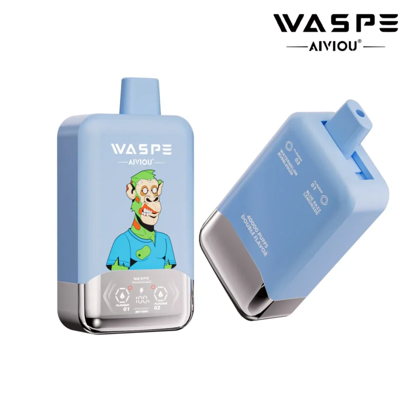 Acevape Waspe Aiviou 40000 Zuege 2 In 1 40k Vape Blue Razz Limonade Wassermelone Kaugummi Produktbild 007 Eu Lager Dispo