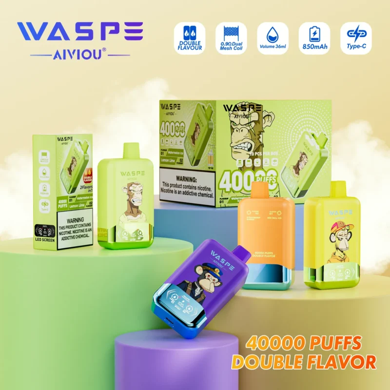 Acevape Waspe Aiviou 40000 Zuege 2 In 1 40k Vape Produktbild 002 Eu Lager Disposable Device