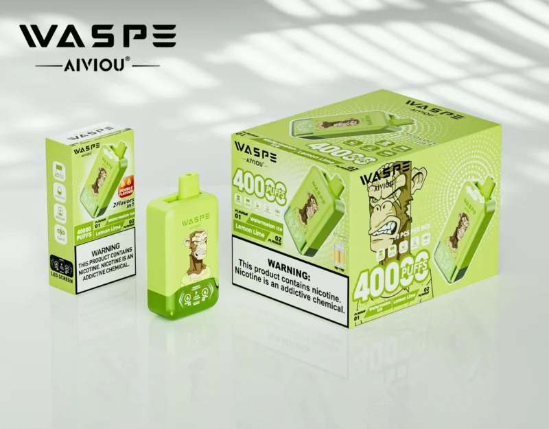 Acevape Waspe Aiviou 40000 Zuege 2 In 1 40k Vape Wassermelone Eis Zitrone Limette Produktbild 053 Eu Lager Disposable De