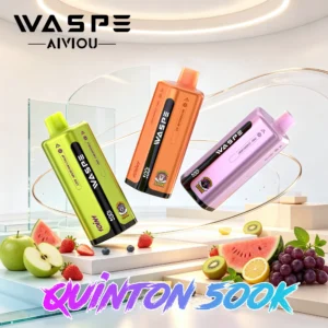 Acevape Waspe Quinton 500000 Zuege 10 In 1 500k Vape Colorful Angle Produktdarstellung Produktbild 056 Eu Lager Disposab