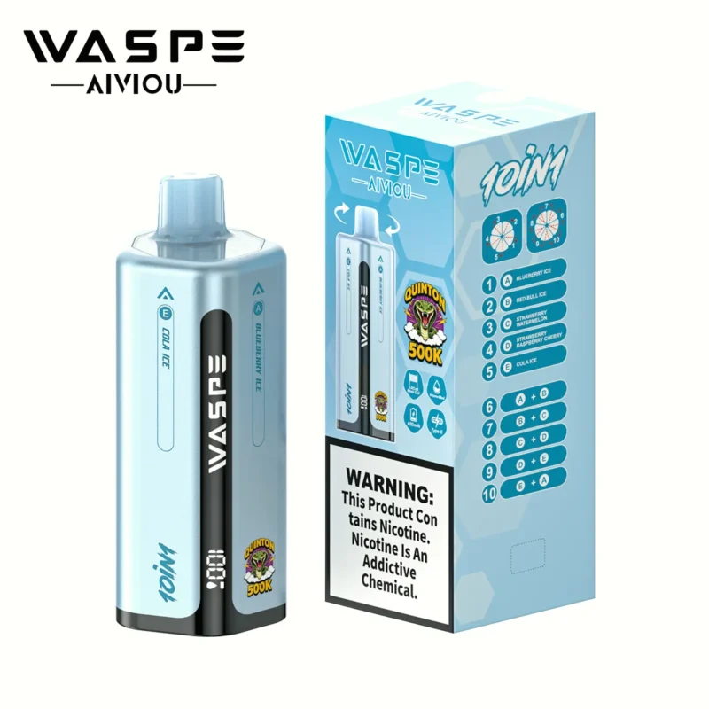 Acevape Waspe Quinton 500000 Zuege 10 In 1 500k Vape Group 2 Blueberry Red Bull Strawberry Produktansicht Produktbild 06