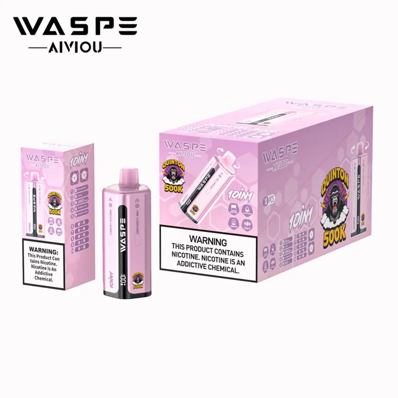 Acevape Waspe Quinton 500000 Zuege 10 In 1 500k Vape Group 4 Pink Lemon Love 666 Berry Produktansicht Produktbild 069 Eu