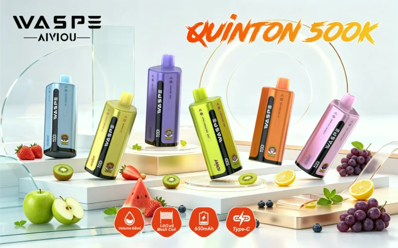 Acevape Waspe Quinton 500000 Zuege 10 In 1 500k Vape Wide Product Collection Produktbild 083 Eu Lager Disposable Device